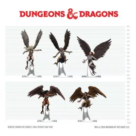 D&D Icons of the Realms Mini Figures Harpy Flock 20 cm