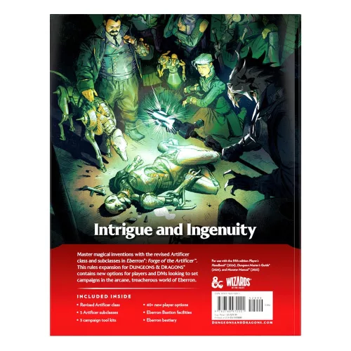 Dungeons & Dragons RPG Rules Expansion Book Eberron: Forge of the Artificer english
