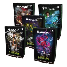   Magic the Gathering I Segreti di Strixhaven Commander Decks Case (5) italian