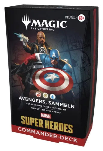Magic the Gathering Marvel Super Heroes Commander Decks Case (4) german
