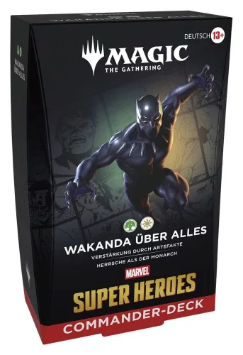 Magic the Gathering Marvel Super Heroes Commander Decks Case (4) german