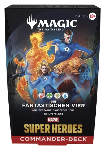 Magic the Gathering Marvel Super Heroes Commander Decks Case (4) german
