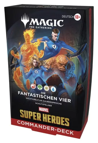Magic the Gathering Marvel Super Heroes Commander Decks Case (4) german