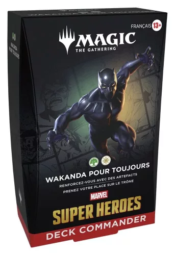 Magic the Gathering Marvel Super Heroes Commander Decks Case (4) french