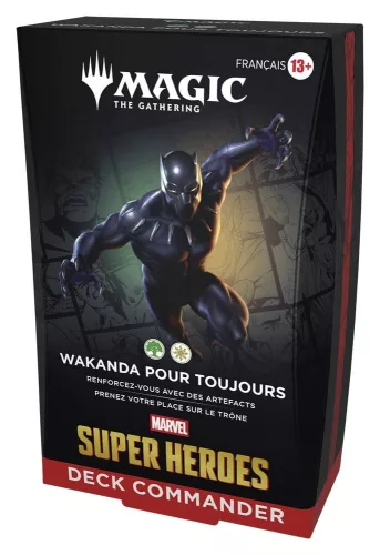Magic the Gathering Marvel Super Heroes Commander Decks Case (4) french