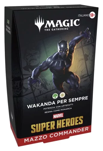 Magic the Gathering Marvel Super Heroes Commander Decks Case (4) italian