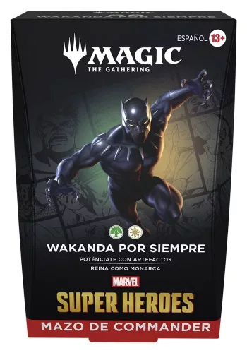 Magic the Gathering Marvel Super Heroes Commander Decks Case (4) spanish