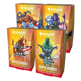   Magic the Gathering Marvel Super Heroes Collector's Edition Commander Decks Case (4) english