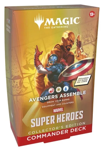 Magic the Gathering Marvel Super Heroes Collector's Edition Commander Decks Case (4) english