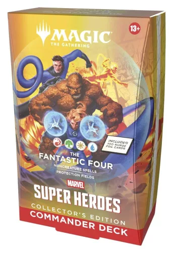 Magic the Gathering Marvel Super Heroes Collector's Edition Commander Decks Case (4) english