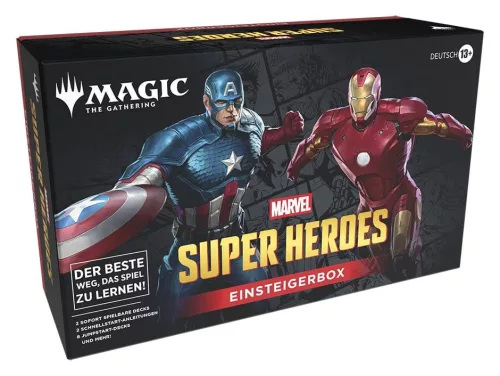 Magic the Gathering Marvel Super Heroes Beginner Box Case (3) german
