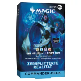   Magic the Gathering Zersplitterte Realität Commander Deck Multiverse Reforged Assortment (4) german