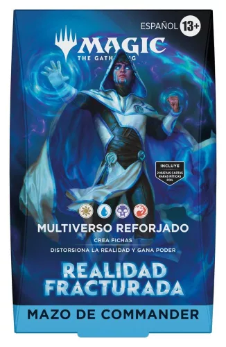 Magic the Gathering Realidad fracturada Commander Deck Multiverse Reforged Assortment (4) spanish