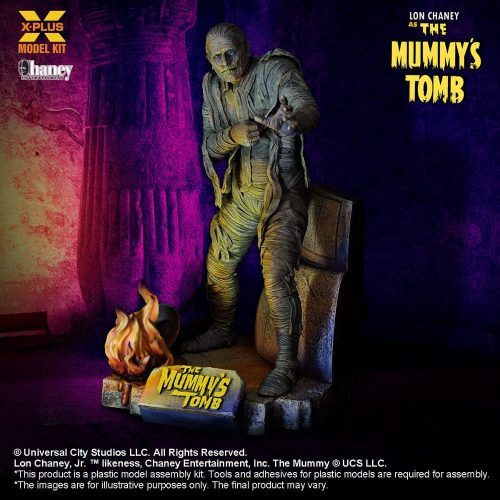 The Mummy's Tomb Plastic Model Kit 1/8 Lon Chaney Jr. as Mummy 23 cm