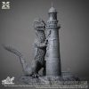 Plastic Model Kit 1/72 Ray Harryhausen's Rhedosaurus 23 cm