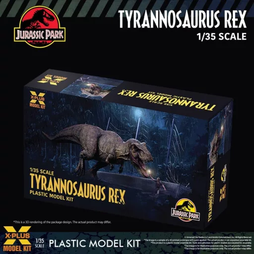 Jurassic Park Plastic Model Kit 1/35 Tyrannosaurus Rex 42 cm