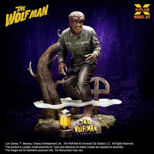 The Wolf Man Plastic Model Kit 1/8 Lon Chaney Jr. as Wolf Man 22 cm (Reproduction)