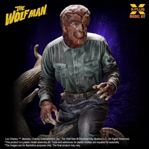 The Wolf Man Plastic Model Kit 1/8 Lon Chaney Jr. as Wolf Man 22 cm (Reproduction)