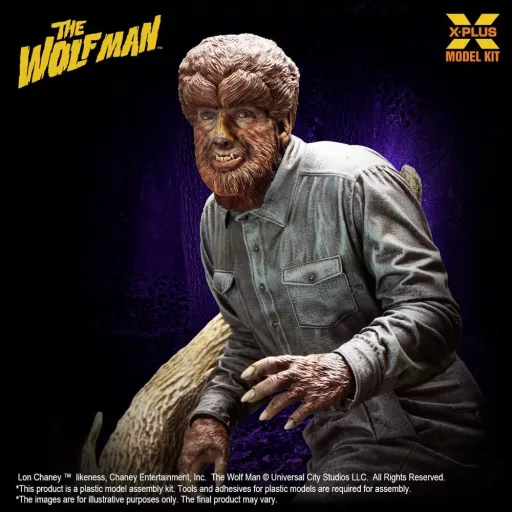 The Wolf Man Plastic Model Kit 1/8 Lon Chaney Jr. as Wolf Man 22 cm (Reproduction)
