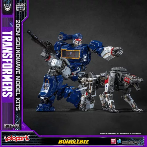 Transformers: Bumblebee AMK Pro Series Plastic Modell Készlet Soundwave (Oversea Version) 20 cm