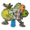 Outer Wilds Pin Badge Spaceship Bobble 5 cm
