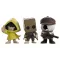 Little Nightmares II Minitooz 3-Pack Mono, Six & Hunter 7 cm