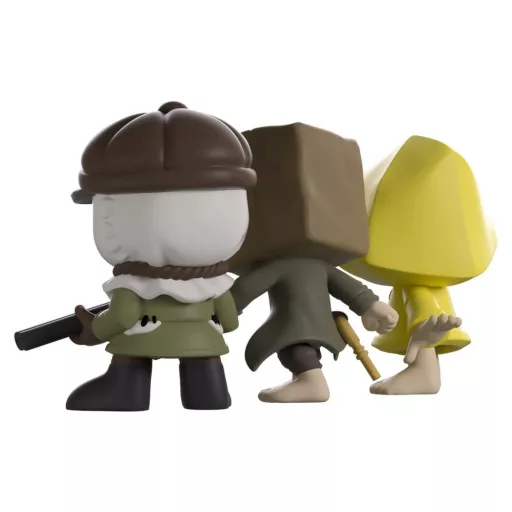 Little Nightmares II Minitooz 3-Pack Mono, Six & Hunter 7 cm