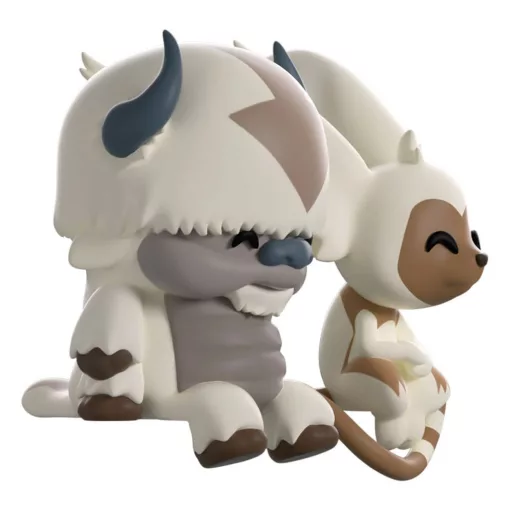 Avatar: The Last Airbender Vinyl Figurák Appa and Momo Monitor Buddiez 5 cm