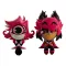 Hazbin Hotel Vinyl Figuras Alastor & Niffty Monitor Buddiez