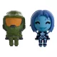 Halo Vinyl Figurák The Master Chief & Cortana Monitor Buddiez