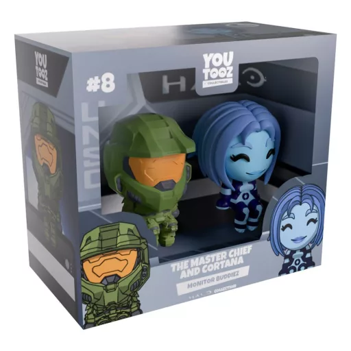 Halo Vinyl Figurák The Master Chief & Cortana Monitor Buddiez