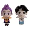 KPop Demon Hunters Vinyl Figures Jinu & Rumi Monitor Buddiez 6 cm