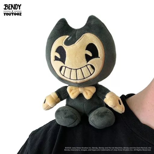 Bendy and The Dark Revival Plüss Figura Bendy Shoulder Rider 15 cm