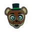 Five Nights at Freddy's Pin Badge Popgoes The Weasel Glow in the Drak Spinning 5 cm