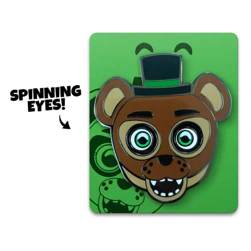 Five Nights at Freddy's Pin Badge Popgoes The Weasel Glow in the Drak Spinning 5 cm