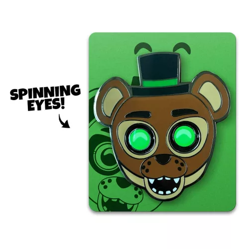Five Nights at Freddy's Pin Badge Popgoes The Weasel Glow in the Drak Spinning 5 cm