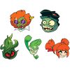 Plants vs. Zombies Enamel Pins Set 5 cm (6)