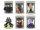 Disney Villains Hero Box Tower Series Mini Figures 8 cm Display (6)