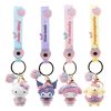 Sanrio Peach Series Keychain with Hand Strap Hello Kitty and Friends Display (12)