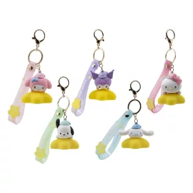   Sanrio Light-Up Star Series Keychain with Hand Strap Hello Kitty and Friends Display (12)