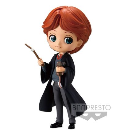 Harry Potter Q Posket Mini Figura Ron Weasley with Scabbers 14 cm