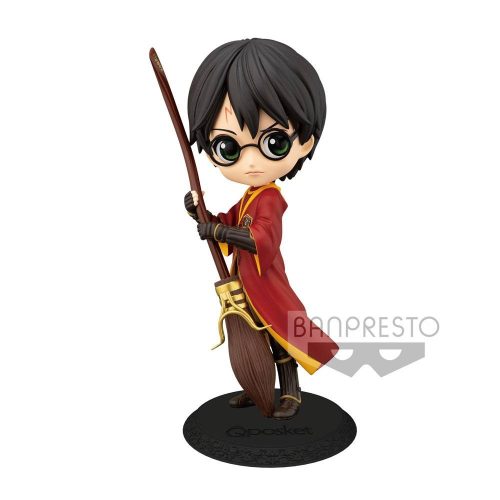 Harry Potter Q Posket Mini Figura Harry Potter Quidditch Style Version A 14 cm