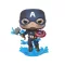 Avengers: Endgame POP! Movies Vinyl Figura Captain America w/ Shield & Mjölnir