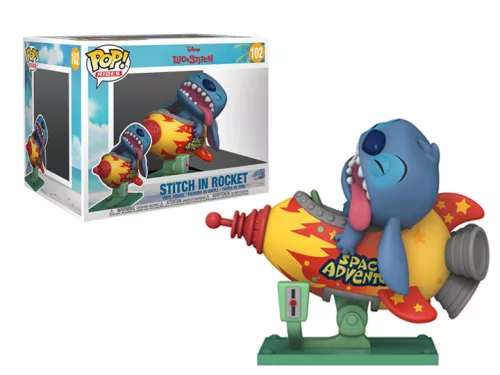 Lilo & Stitch POP! Rides Vinyl Figura Stitch in Rocket 15 cm