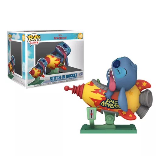 Lilo & Stitch POP! Rides Vinyl Figura Stitch in Rocket 15 cm