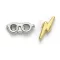 Harry Potter Fülbevaló Lightening Bolt & Glasses