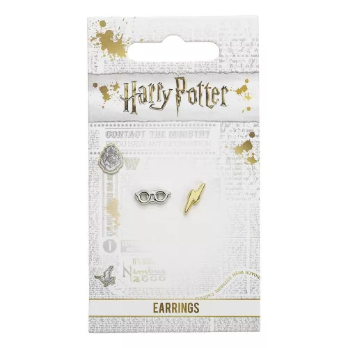 Harry Potter Fülbevaló Lightening Bolt & Glasses