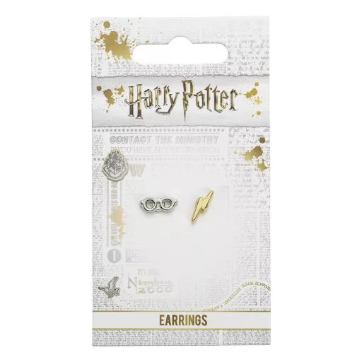 Harry Potter Fülbevaló Lightening Bolt & Glasses